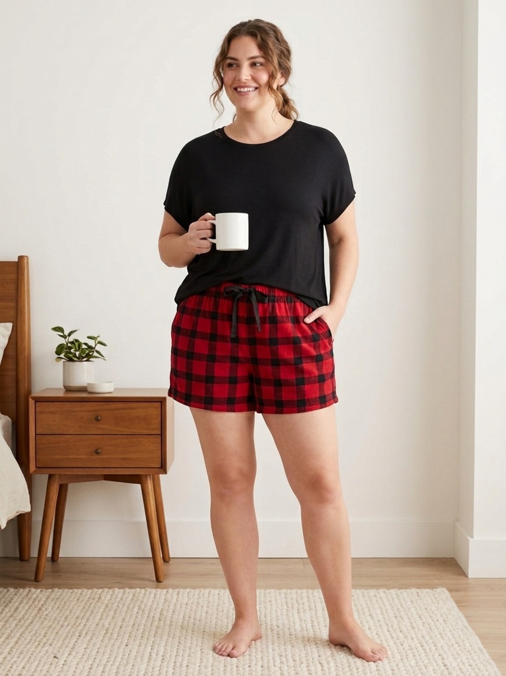 knix Buffalo Plaid Pajama Set